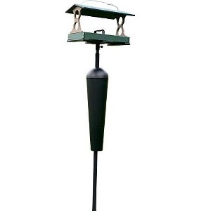 JCS Wildlife Large Fly Thru Bird Feeder- Mounting Pole Bundles Available - 1 of 4