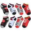 Naruto Socks Naruto Shippuden Boys' Akatsuki Uzumaki Uchiha Clan 4 Pairs Kids No Show Socks - 2 of 4