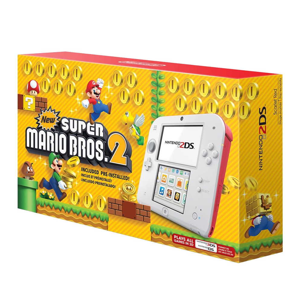 UPC 045496782214 product image for Nintendo 2DS - Scarlet Red with New Super Mario Bros. 2Game Pre-Installed | upcitemdb.com