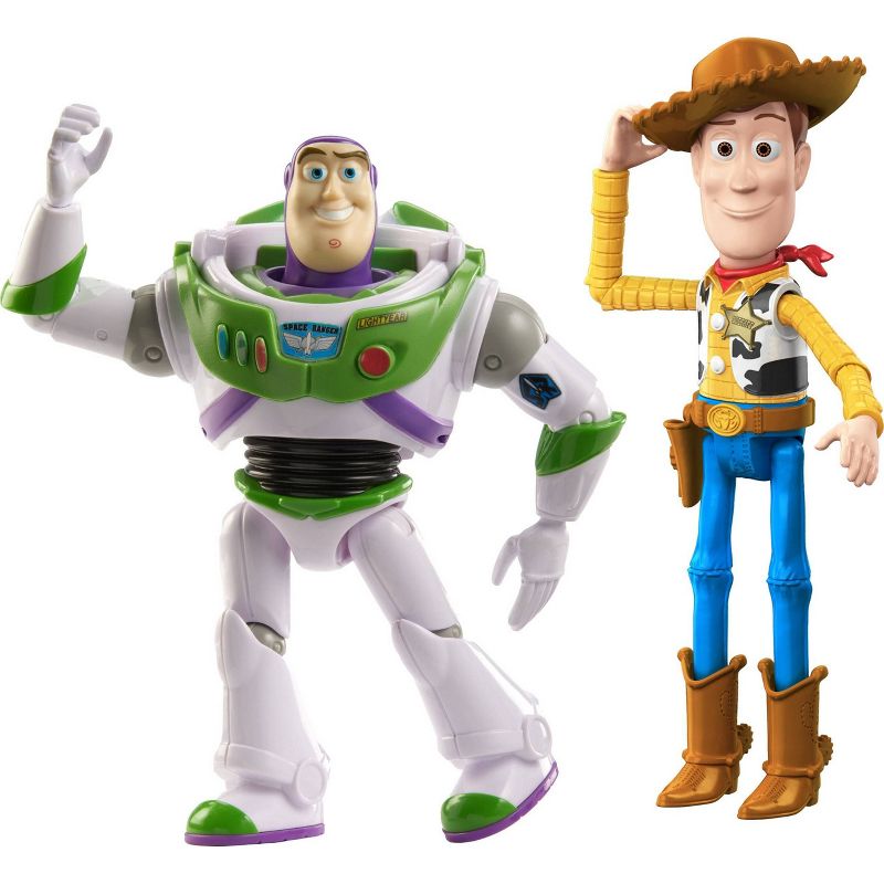 Disney Pixar Toy Story Retro 7&#34; Woody and Buzz Lightyear Action Figure Set - 2pk (Target Exclusive), 5 of 9