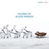 Nambe Blitzen Reindeer Set – Holiday Sculptural Figurines for Tabletop or Mantel, Santa’s Sleigh Team with Three Reindeer, Elegant Festive Décor - 2 of 4