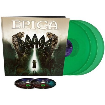 Epica - Omega Alive - Earbook Green (Colored Vinyl Green)