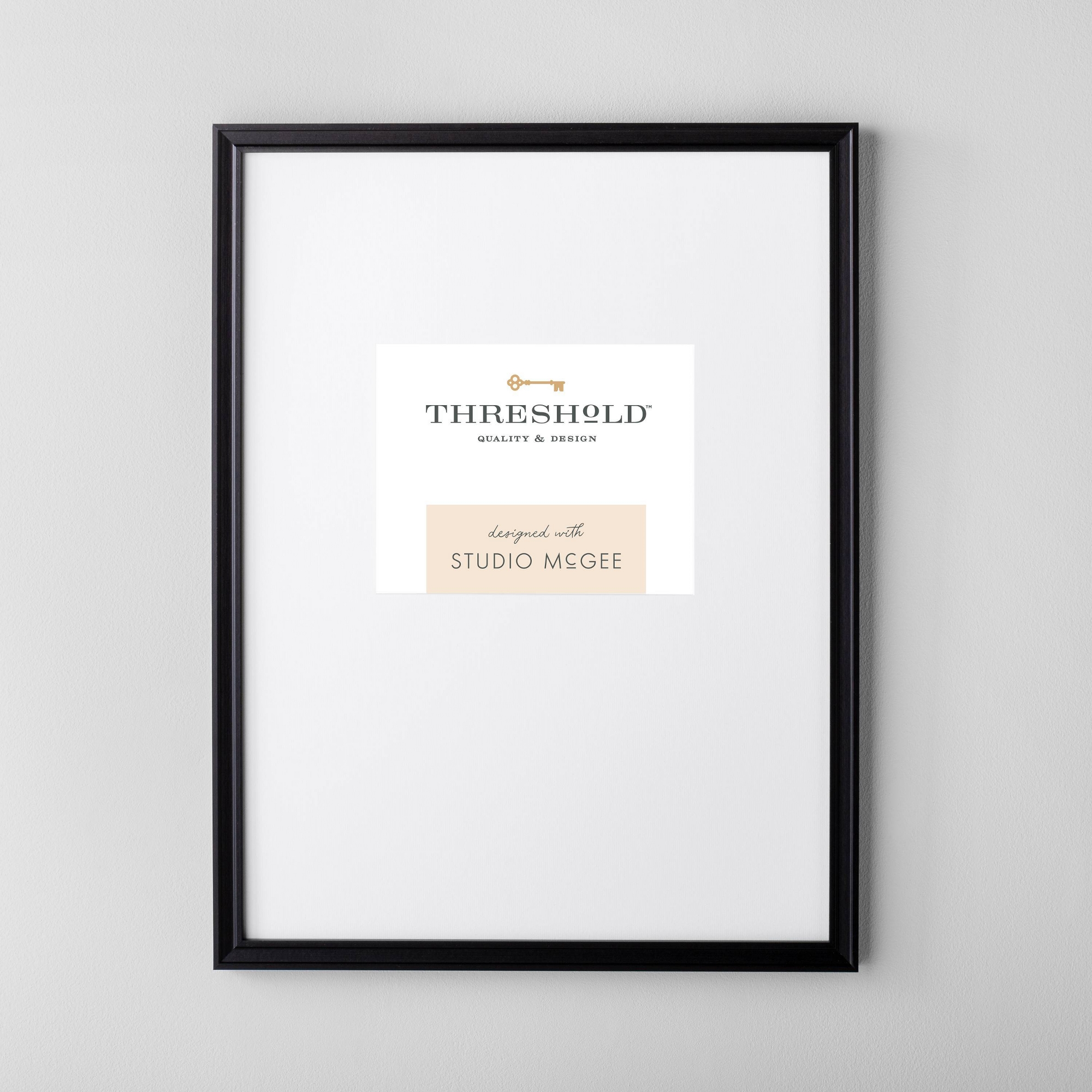 19.49"x25.49" Matted to 8"x10" Gallery Wall Frame Black - Threshold™ designed with Studio McGee