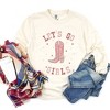 Simply Sage Market Women's Let's Go Girls Boot Long Sleeve Garment Dyed Tee - 2 of 2