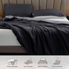 Cooling Comforter, Sided Cold Tech Fabric, Queen Size, Black, Lightweight, Breathable, for Night Sweats, Hot Sleepers - 4 of 4