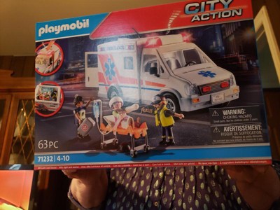 Playmobil Ambulance with Lights  Ambulance, Playmobil, Indoor toys