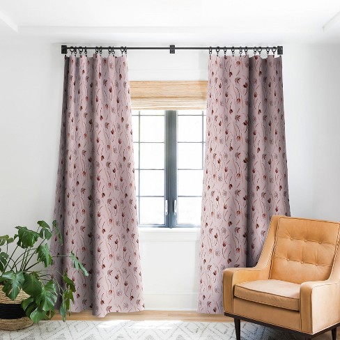 Iveta Abolina Evonne Mauve Single Panel, Curtains That Block Out Light