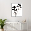 Amanti Art Sumi Fading Flowers 2 by Janel Bragg Canvas Wall Art Print Framed - 4 of 4