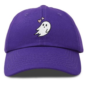 Dalix Heartly Ghost Embroidered Mens Womens Cotton Dad Hat Baseball Cap Adjustable - 1 of 4