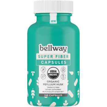Bellway Super Fiber Organic Capsules - 160ct