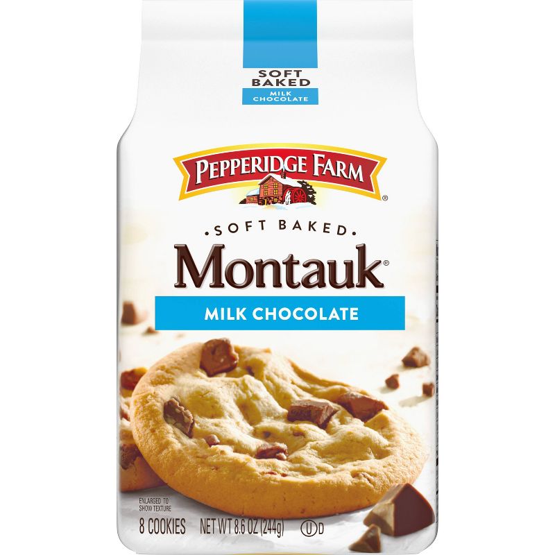 Pepperidge Farm Montauk Soft Baked Milk Chocolate Cookies - 8.6oz, 1 of 10