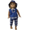 Doll Clothes Superstore Handmade "3-Piece Play Outfit for 18-Inch Dolls – Includes Top, Pants & Hat - 3 of 4