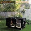 Artloge Large Heavy Duty Coop House Anti-rust Stainless Steel Chicken Rabbit Small Bunny Cage Chicken House with Removable Tray & Waterproof Cover - 4 of 4