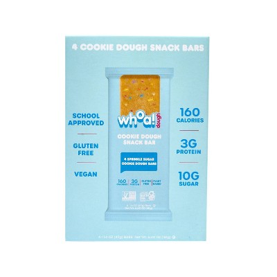 Whoa Dough Sprinkle Sugar Cookie Bars – 6.4oz/4pk
