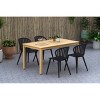 Amazonia 5pc Eucalyptus Rectangular WhisperWeave Outdoor Dining Set - image 2 of 4