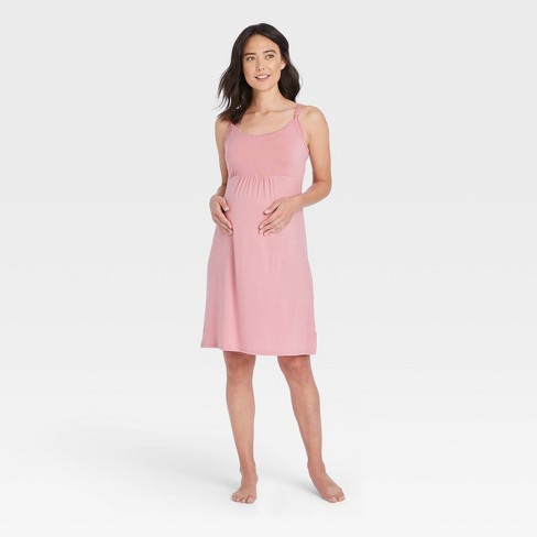 Drop Cup Nursing Maternity Chemise - Isabel Maternity By Ingrid & Isabel™  Pink M : Target