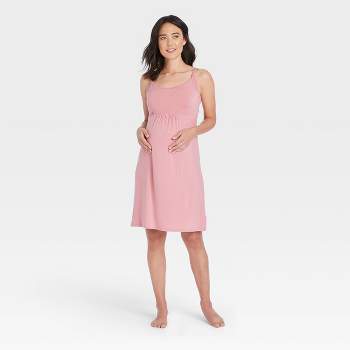 Drop Cup Nursing Maternity Chemise - Isabel Maternity by Ingrid & Isabel™ Pink XS