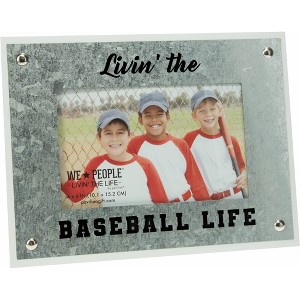 Pavilion Gift Company - Baseball - 8.5" x 6.5" Frame (Holds 4" x 6" Photo) - Single Image Frames - 1 of 4