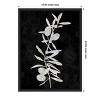 Amanti Art Plant Life White on Black IV by Danielle Carson Canvas Wall Art Print Framed 18 x 24-in. - 4 of 4