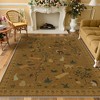 Abynow Medallion Distressed Persian Indoor Area Rug - 3 of 4