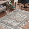 Maxax Boho Area Rug,Southwestern Vintage rug for Kitchen Bedroom Laundry Doorway, Navy Blue - 3 of 4