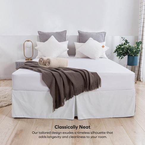 Linen bed skirt outlet target