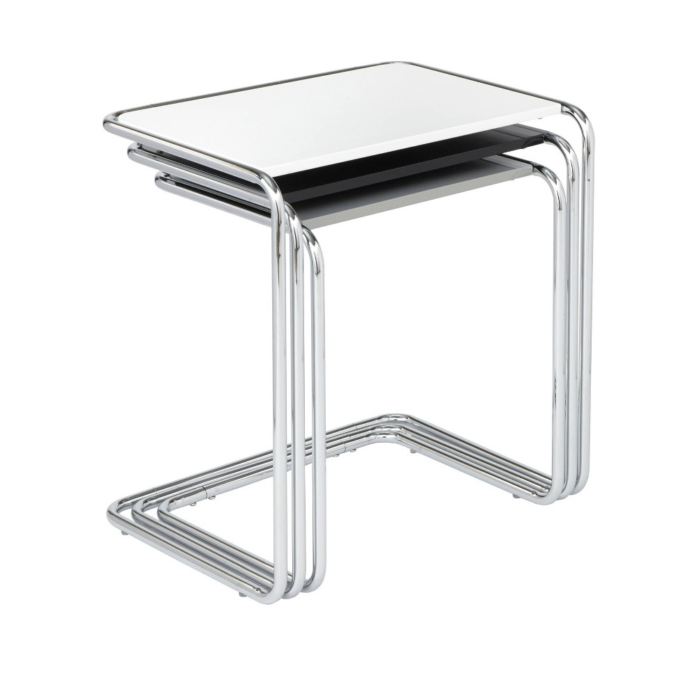 Sarita Nesting Table Silver - Buylateral was $496.99 now $323.04 (35.0% off)