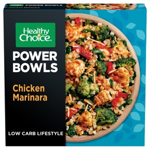 Healthy Choice Gluten Free Frozen Power Bowls Chicken Marinara with Cauliflower Rice - 9.25oz - 1 of 4