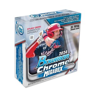 2024 Topps MLB Bowman Chrome Baseball Trading Card Mega Box - 1 of 3