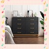 Garvee 8 Drawer Dresser for Bedroom - Elegant Chest of Drawers & TV Stand with Lacquered Finish, Space-Saving Design - 2 of 4