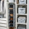 Laura Ashley New 6 Shelf Organizer Parterre: Multicolored Closet Organizer & Garment Rack, 47" Height, No Assembly Required - 3 of 4