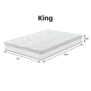 Rbied Memory Foam Mattress, 10 Inch Hybrid Mattress with Gel Memory Foam, Dust-proof and Anti-allergic Safety Material - 1 of 4