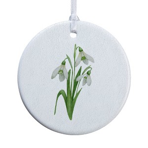 Personalization Mall Birth Month Flower Ornament - 1 of 2