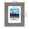 Amanti Art Pinstripe Plank Grey Picture Frame - 4 of 4