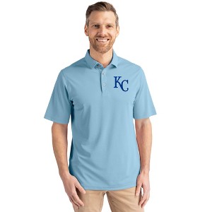 Kansas City Royals Cutter & Buck Virtue Eco Pique Recycled Mens Polo - 1 of 1