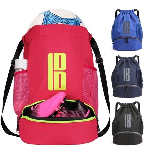 Generic Youth Soccer Bags Boys Girls Soccer Basketball Volleyball & Football Backpack - 1 of 4