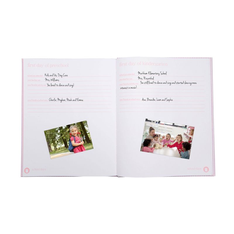 Pearhead Pink Striped Babybook, 4 of 11