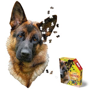 Madd Capp: I Am Shepard - 550 Piece Puzzle - Dog Shaped Animal Jigsaw, 19 x 32" - 1 of 4