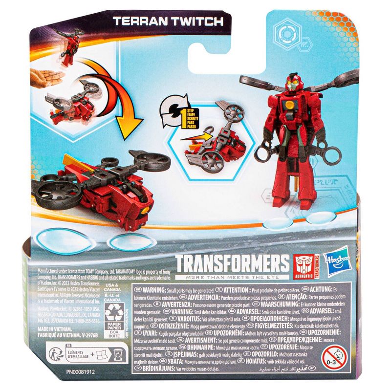 Transformers Terran Twitch 1-Step Flip Changer Action Figure, 6 of 7