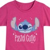 Girls' - Disney - Lilo & Stitch Fitted Short Sleeve Graphic T-Shirt - 2 of 4