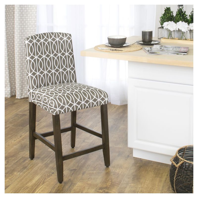 24" Curved Top Counter Height Barstool - HomePop, 4 of 7
