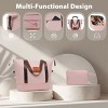 Syemin Luggage Luggage 20 inch Sets 3 Piece Carry on Luggage Lightweight Hardshell ABS Suitcases with Wheels, Pink, 13.6"*9"*21.3" - 4 of 4