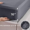 3-4 Pcs Cooling Sheet Set Bamboo Rayon Blend, Breathable & Silky, Deep Pockets for Hot Sleepers - 4 of 4
