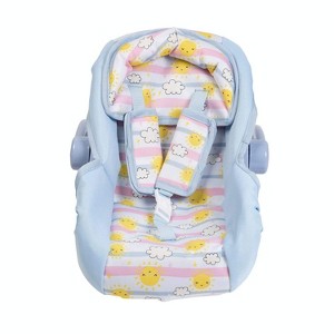 Adora Baby Doll Car Seat Carrier with Color Changing Sunny Days Print, Fits Dolls Up To 20 Inches - 1 of 4