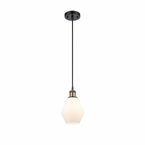 Cindyrella - 1 Light Cord Hung Mini Pendant In Industrial Style-10 Inches Tall and 6 Inches Wide - 1 of 1