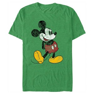 Men's Mickey & Friends Distressed Mickey Portrait T-Shirt - 1 of 3