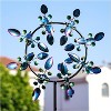 Cyan Oasis 86.5-Inch Flowering Sway Wind Spinner - 2 of 4