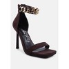 Last Sip Micro Suede High Heel Sandals - 2 of 4