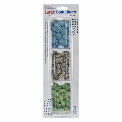 Bead Storage Solutions Assorted Glass And Clay Beads Set With