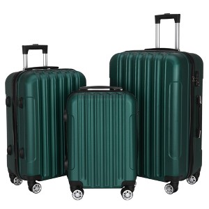 KTMBDW 3 Piece Luggage Sets, Lightweight with Spinner Wheels TSA Lock Hardside Travel Rolling Suitcases 20/24/28in for Carry On Check-in Business Trip - 1 of 4